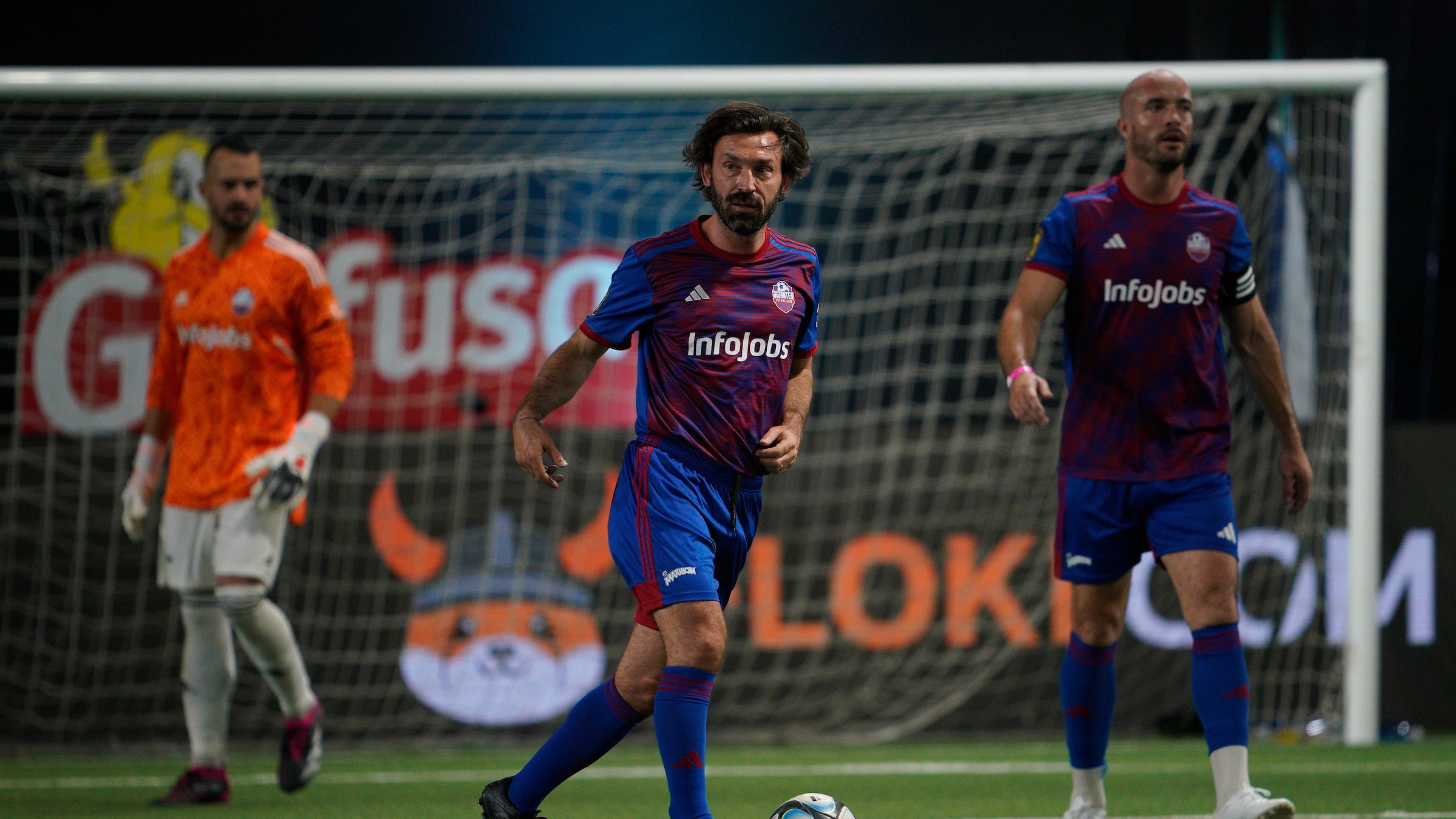 El italiano se lució en la Kings League.