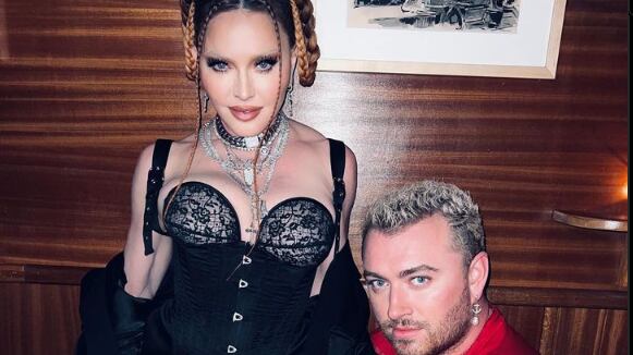 Madonna y Sam Smith / Foto: Instagram @samsmith