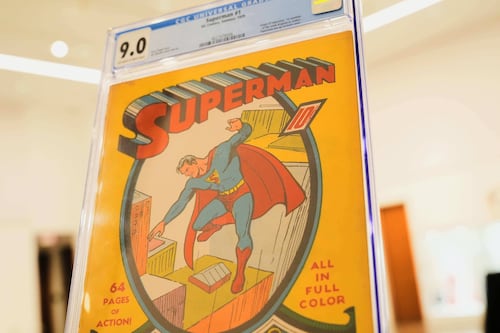 Un ejemplar original del primer cómic de “Superman” alcanza precio récord en subasta: más de 9 millones de dólares