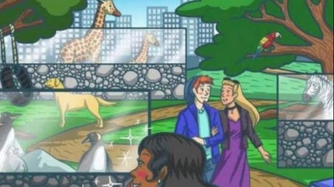 Encuentra al gatito oculto en la imagen.