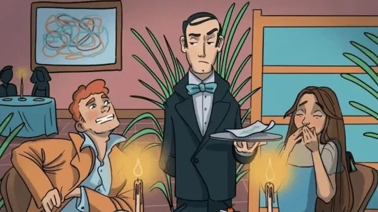 Encuentra la cartera oculta.