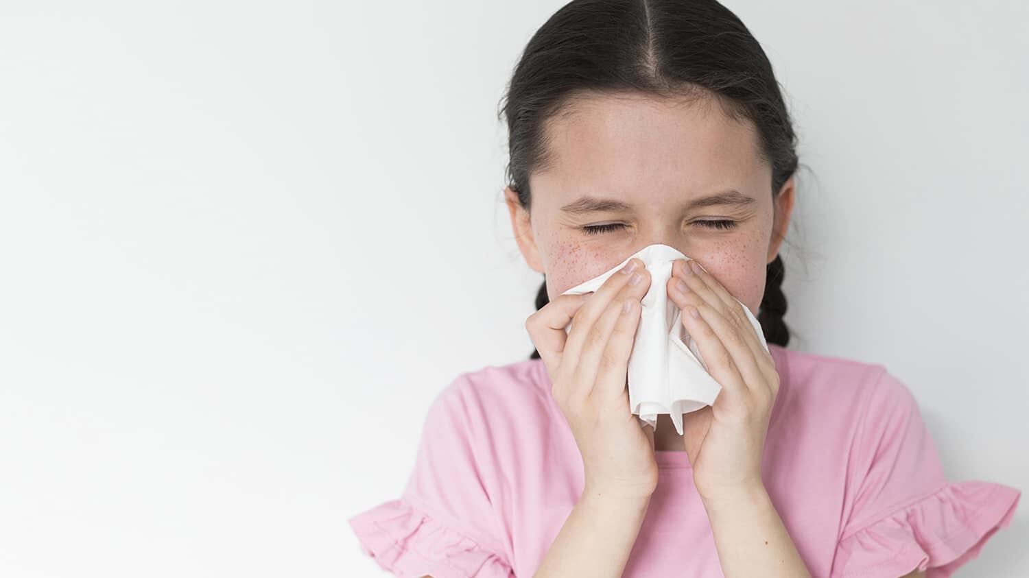 La congestión nasal es uno de los síntomas del Metapneumovirus humano.