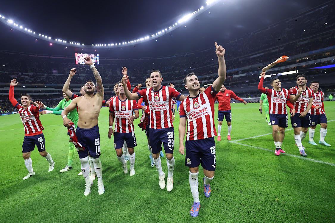 Así celebró el Rebaño en el Estadio Azteca.