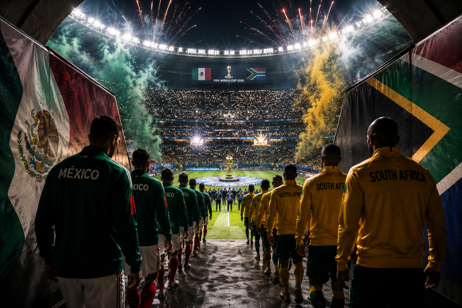 México vs. Sudáfrica se enfrentan en la inauguración del Mundial 2026