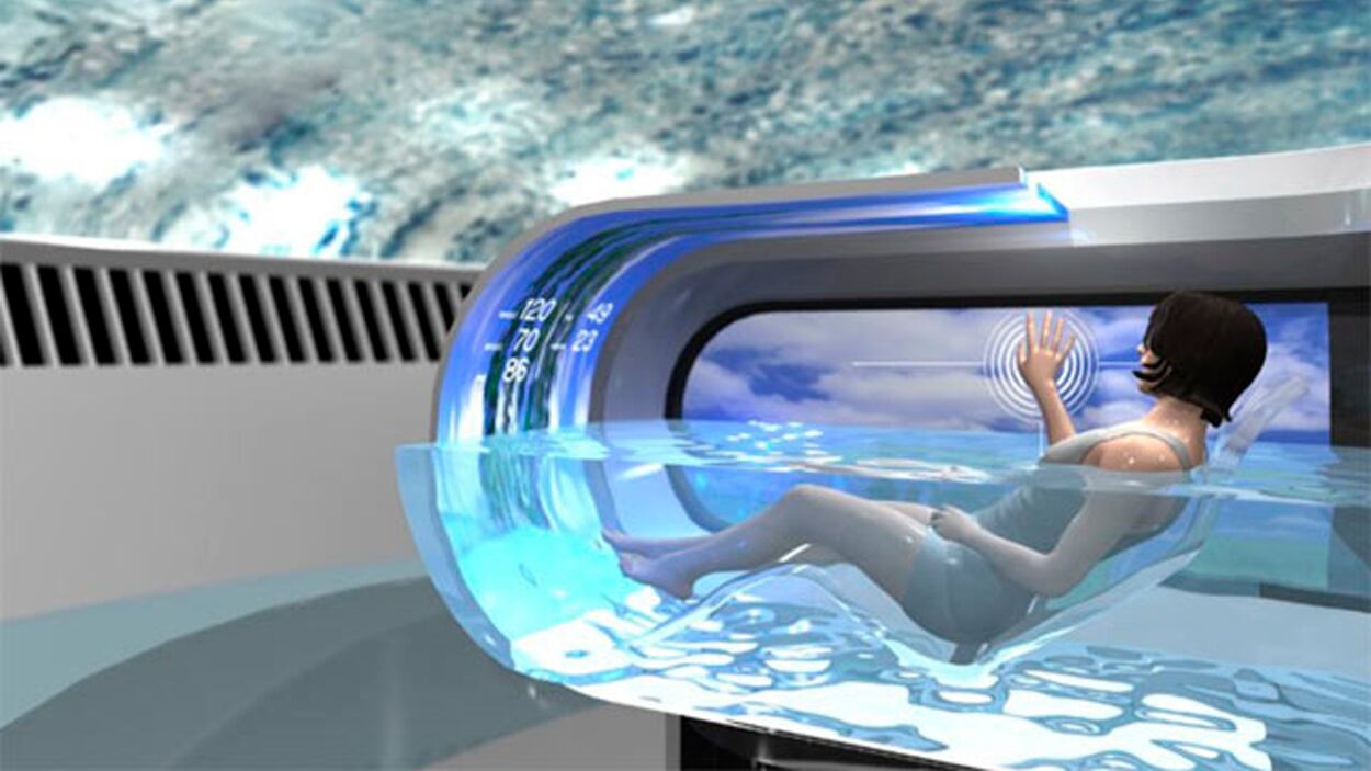 Bañera inteligente que emularía a un spa cinco estrellas.