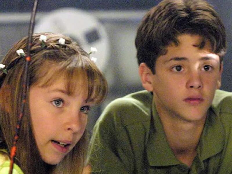 Así se veían Belinda y Christopher Uckermann en "Aventuras en el tiempo".