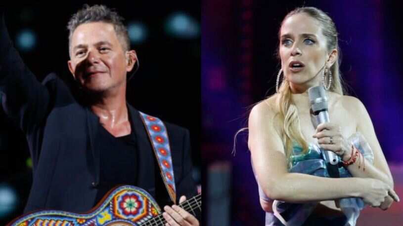 Alison Mandel y Alejandro Sanz