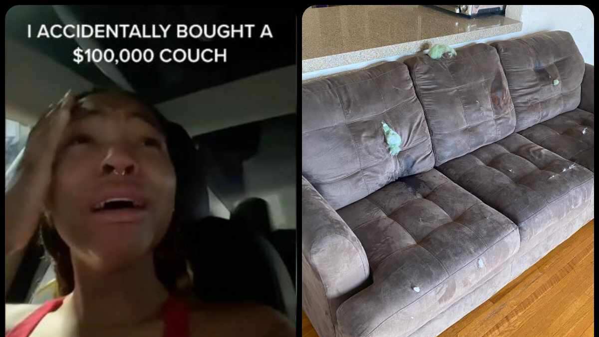 La tiktoker abrió una cuenta de OnlyFans para pagar el mueble