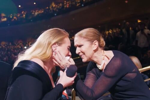 Emoción total: Adele se conmovió al ver en su más reciente show de Las Vegas a Céline Dion