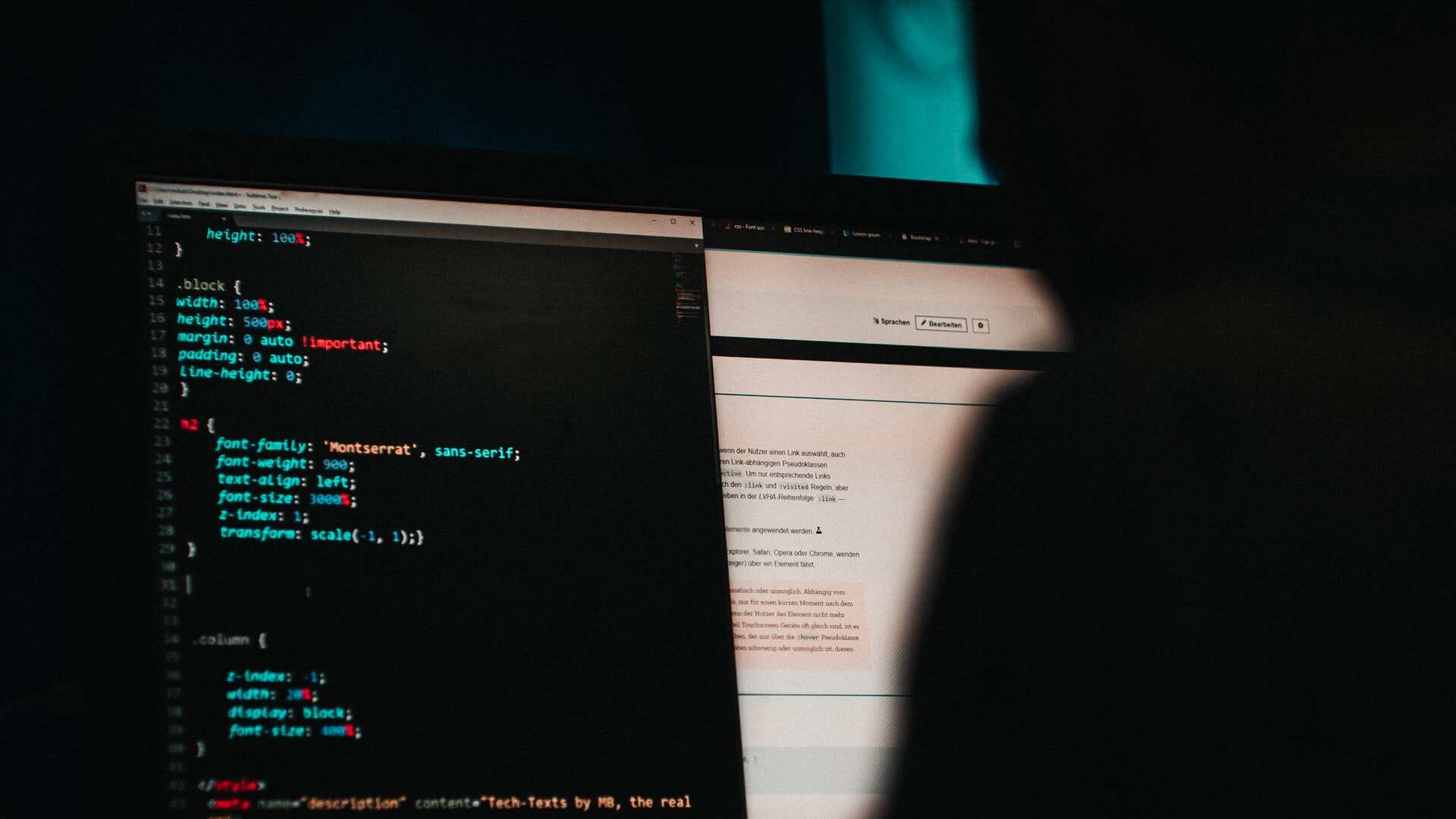 Hacker frente a su PC.