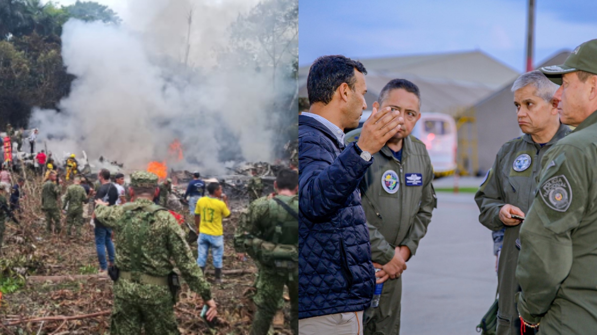 Revelan la pesada y peligrosa carga que llevaba el avión Hércules accidentado en Colombia