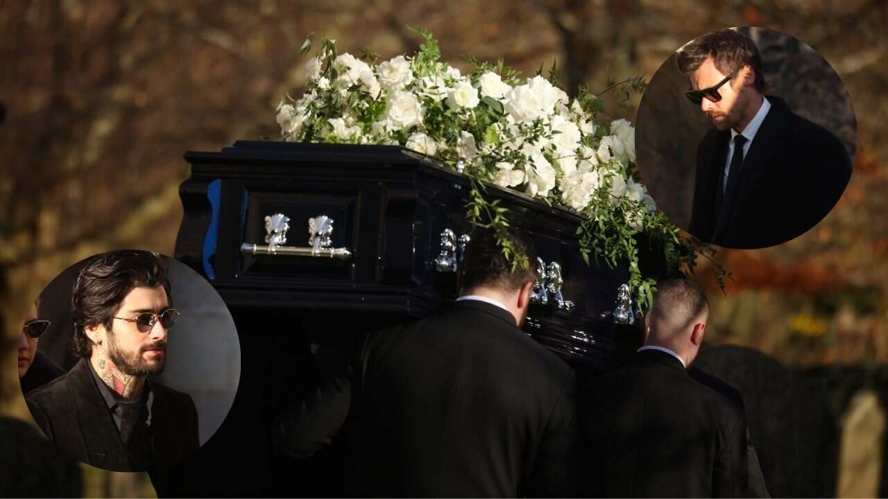 Zayn Malik y Harry Styles en el funeral de Liam Payne