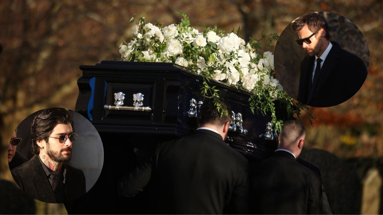Zayn Malik y Harry Styles en el funeral de Liam Payne