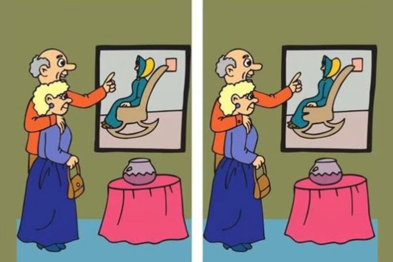 Encuentra las tres diferencias.