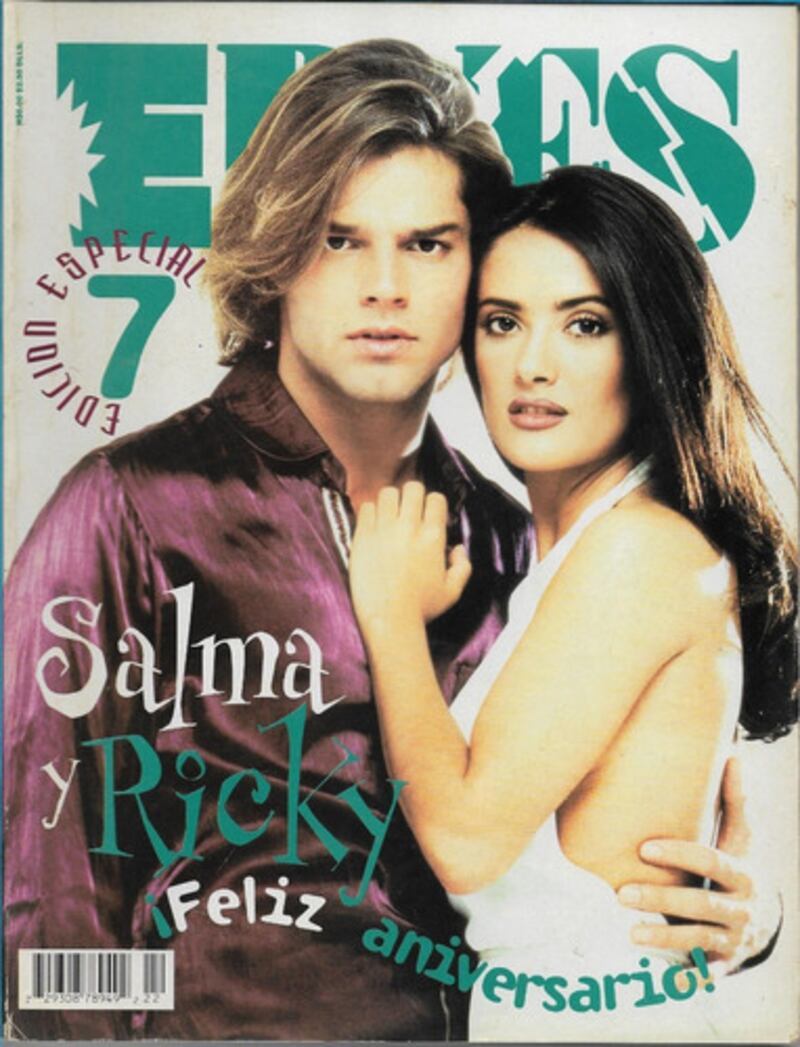 Salma Hayek y Ricky Martin