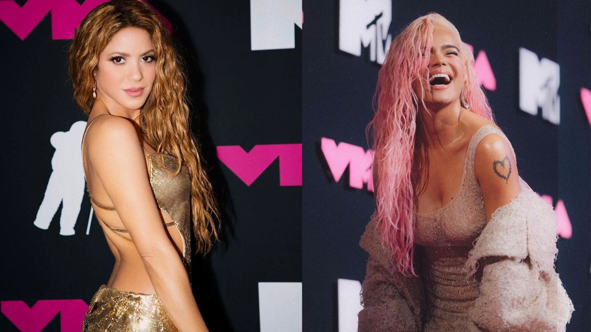 Karol G y Shakira nominadas a los premios VMAs
