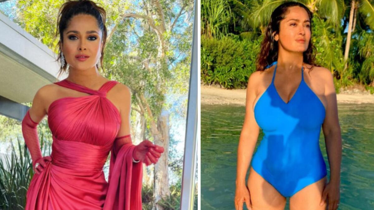 Salma Hayek festejó su cumpleaños 56 por todo lo alto