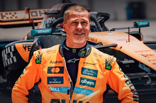 VIDEOS: Brad Pitt drove Lando Norris’ McLaren at the Austin circuit