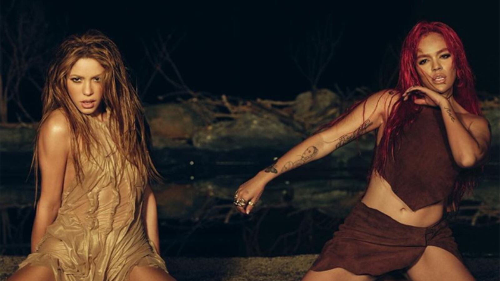 La caricatura con la que españoles humillan a Shakira y Karol G.