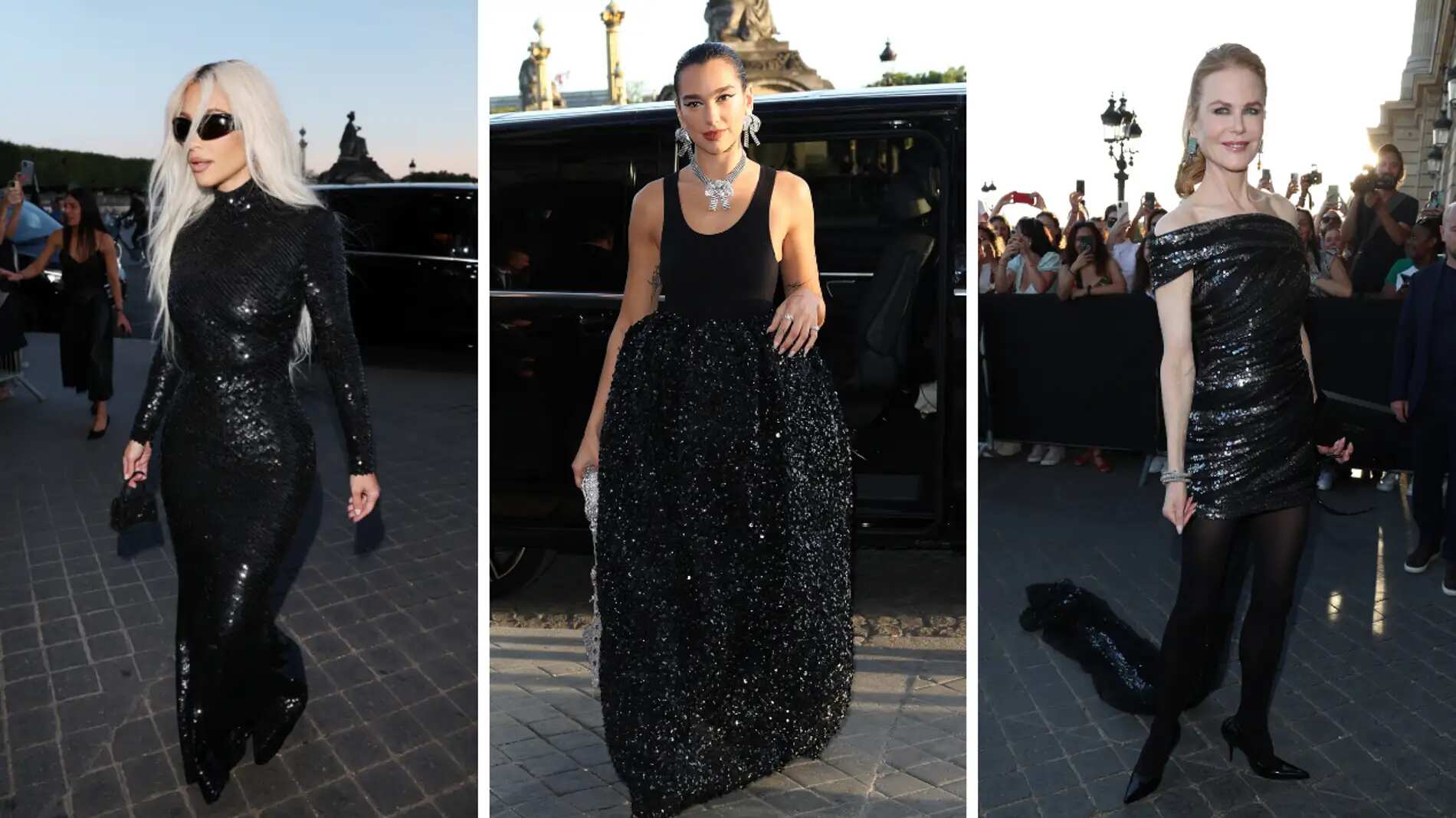 Las artistas deslumbraron en la pasarela de la Paris Fashion Week