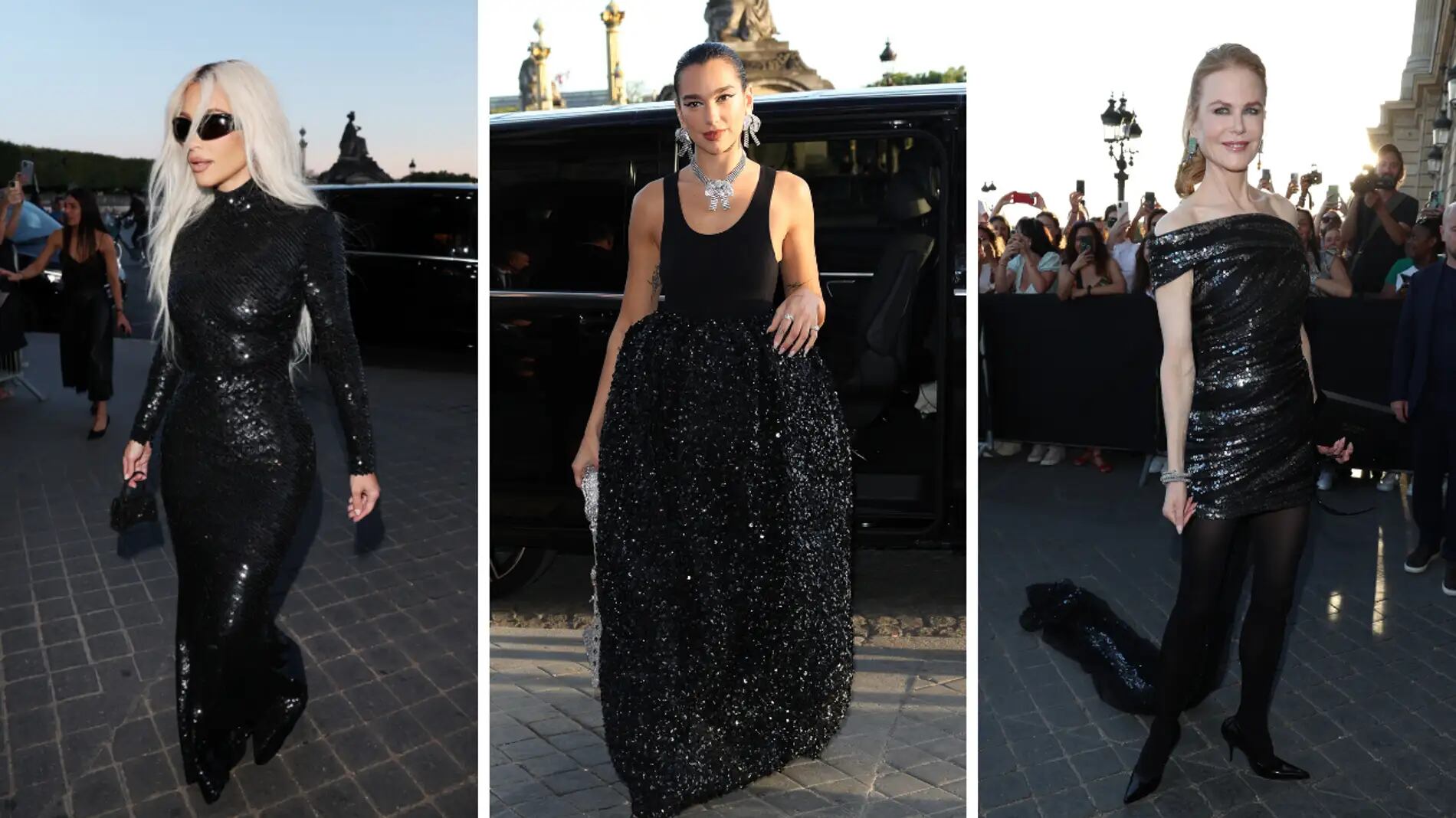 Las artistas deslumbraron en la pasarela de la Paris Fashion Week