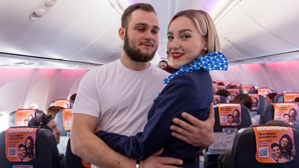 Avión del amor en Rusia