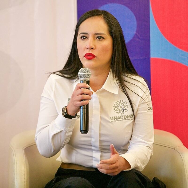 Alcaldesa Sandra Cuevas
