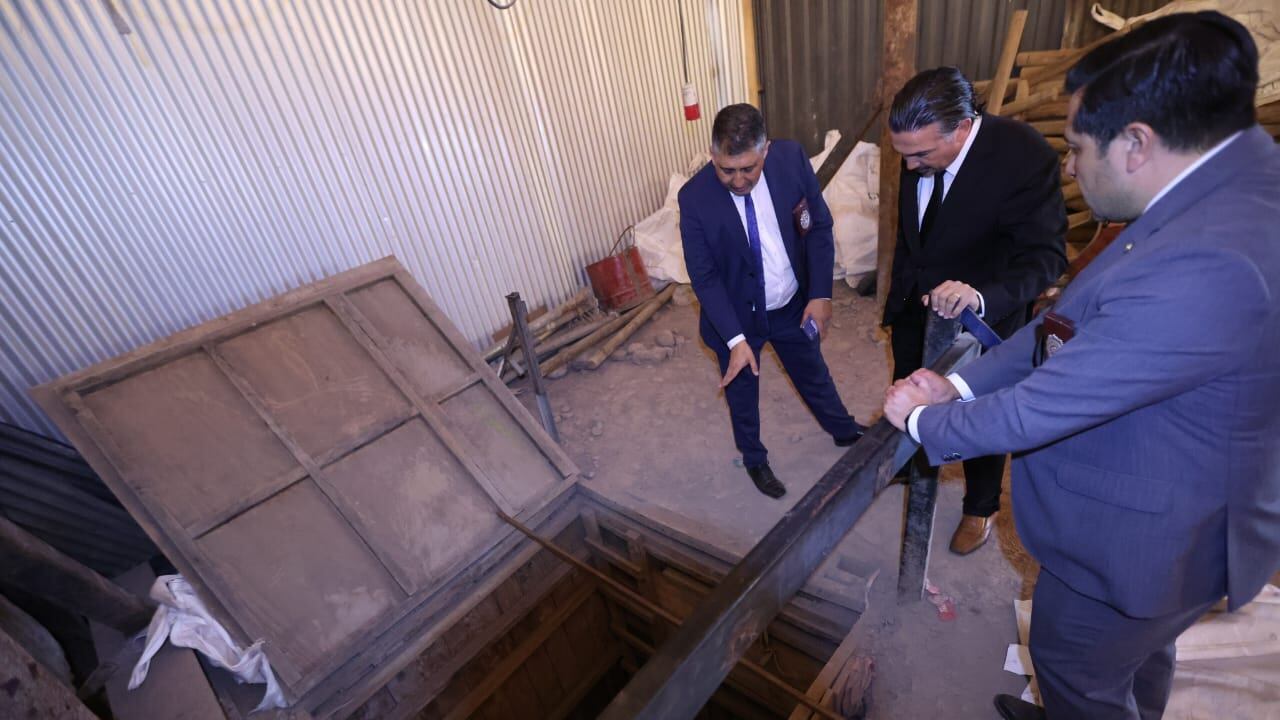 PDI indaga túnel en San Bernardo