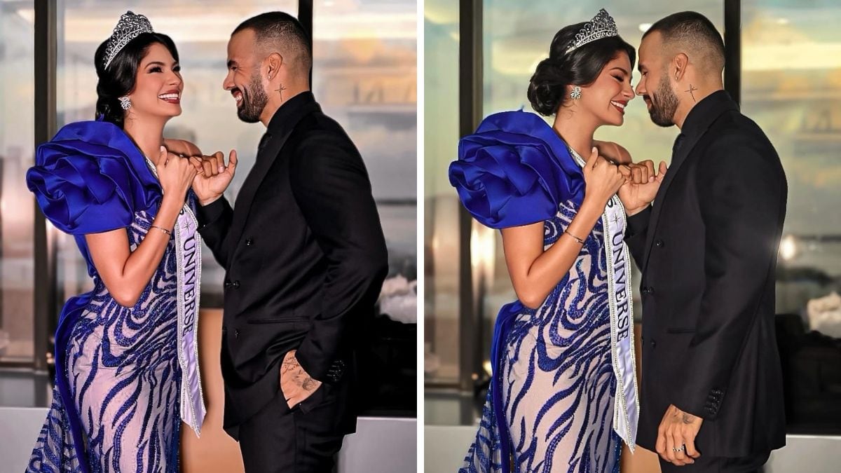 Sheynnis Palacios y Carlos Gómez