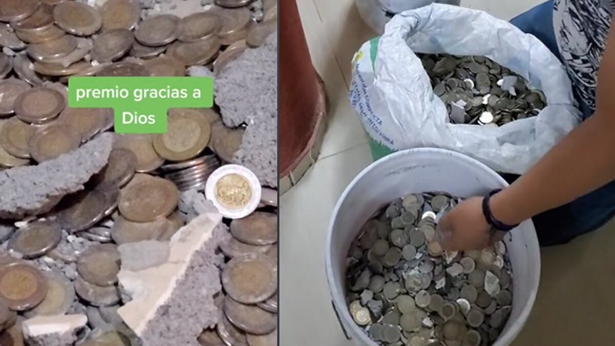 Albañiles se hacen virales al encontrar un "tesoro" en una casa.