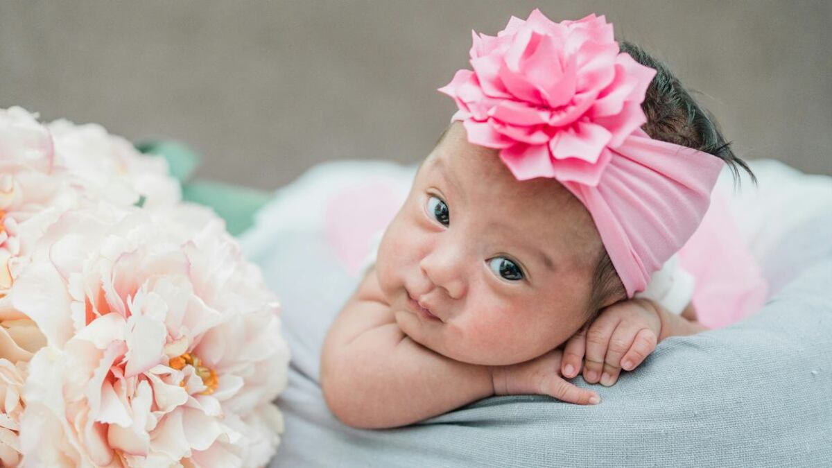 Las flores son una gran fuente de inspiración para el nombre de una niña |