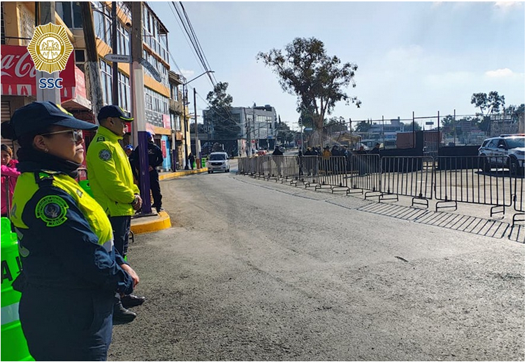 Estadio Azteca dispositivo de seguridad