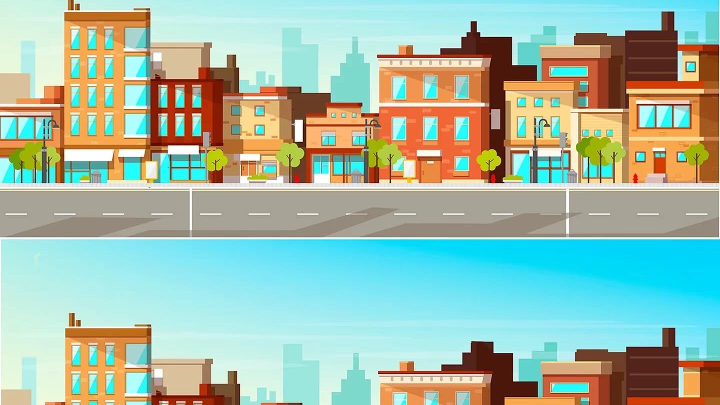 Encuentras las siete diferencias.