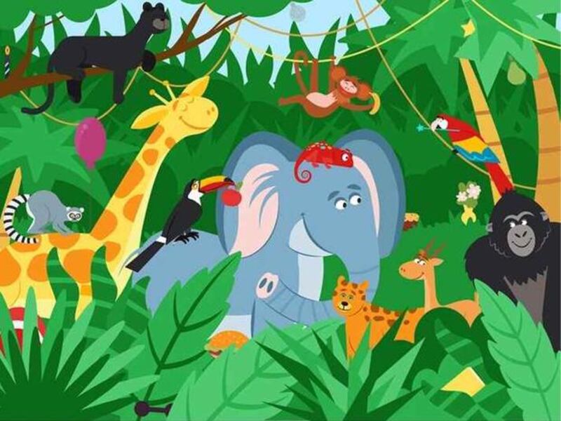 Encuentra la pelota oculta.