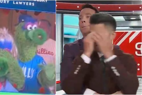 Like Andy Byron: MLB mascot and SportsCenter hosts recreated the moment