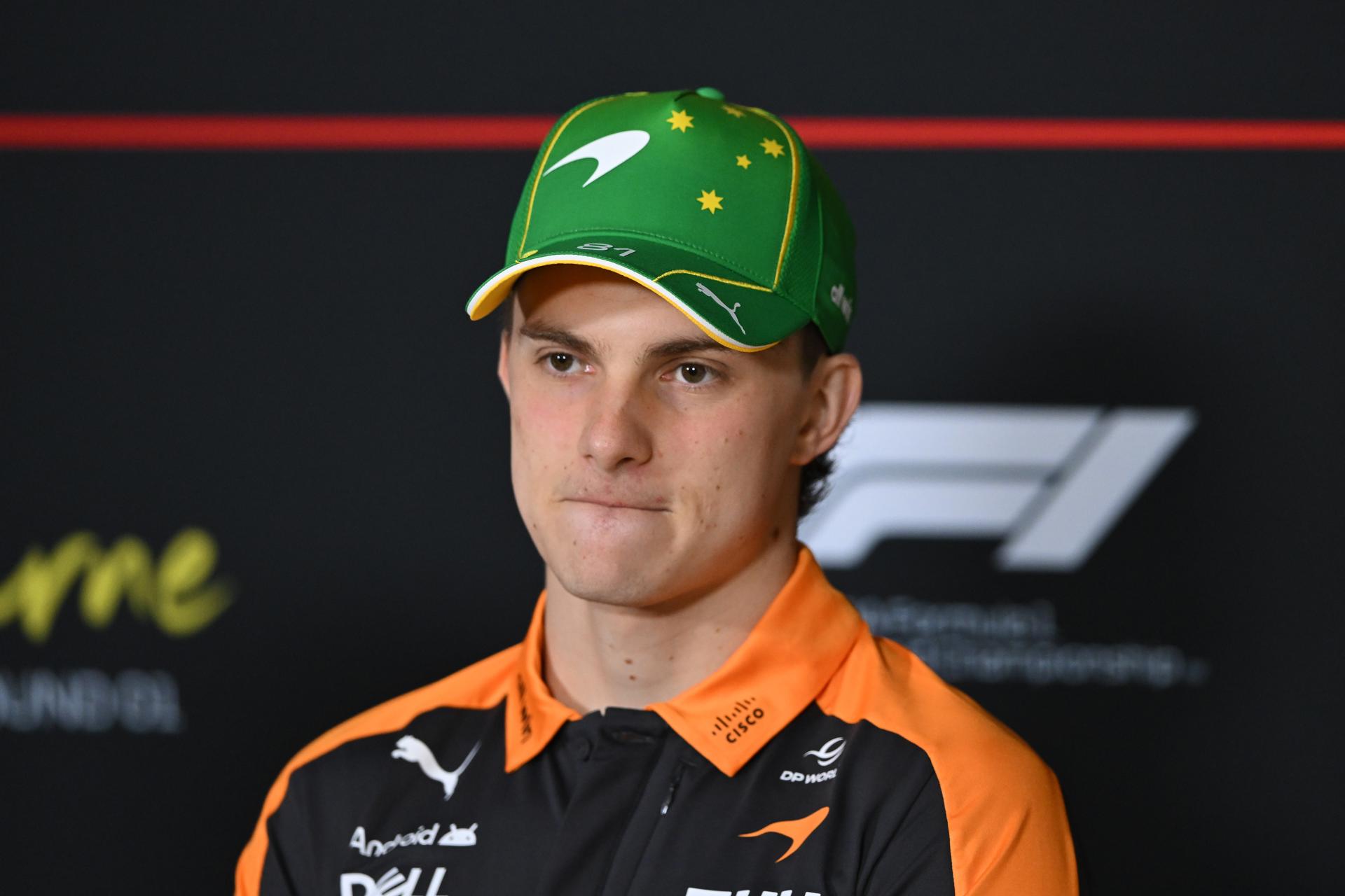 El piloto australiano de McLaren Oscar Piastri