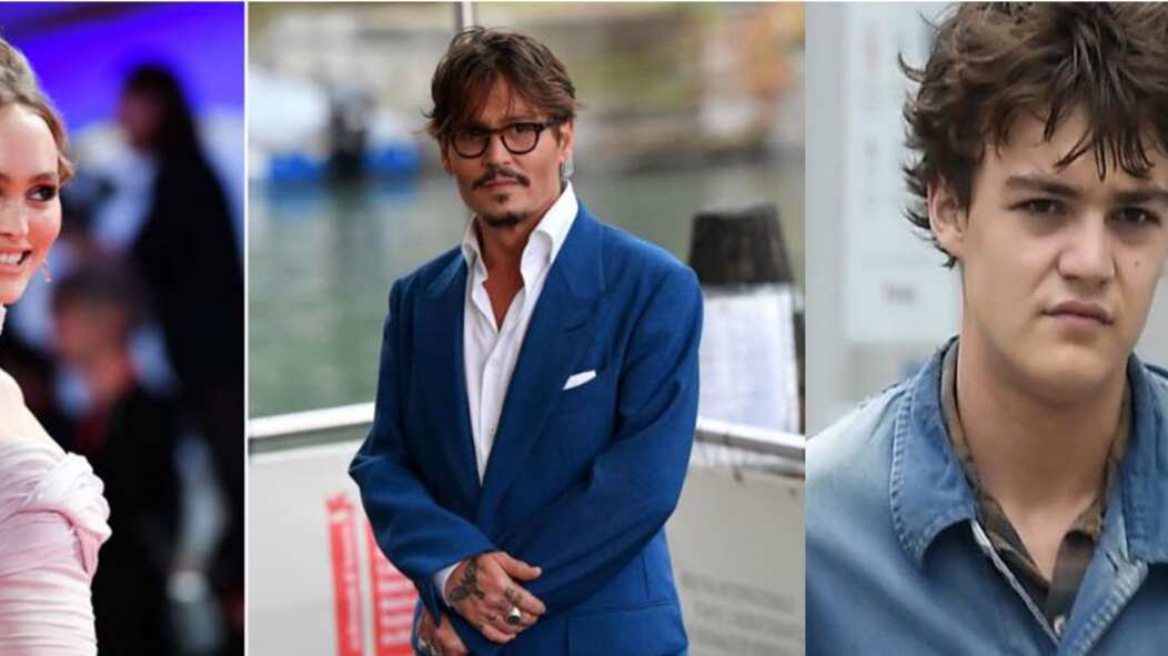 Johnny Depp, Lily-Rose y Jack.
