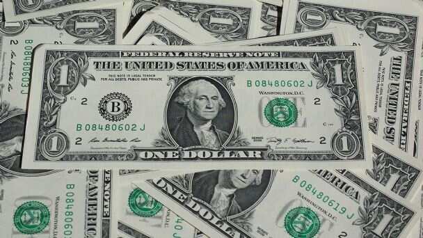 Es el billete con la menor denominación del papel moneda de los Estados Unidos