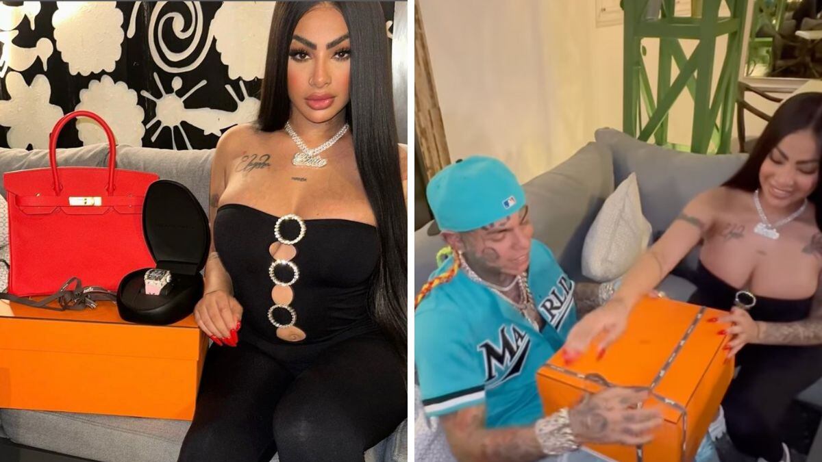 Yailín se está dejando consentir.