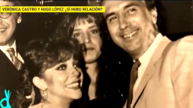 Verónica Castro y Hugo López