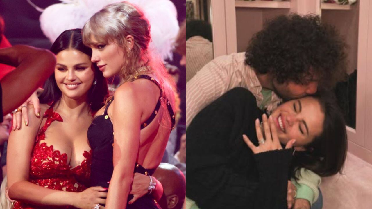 Taylor Swift reacciona al compromiso entre Selena Gomez y Benny Blanco