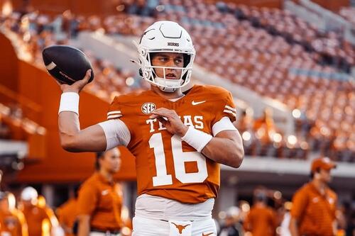 Texas was ranked #1 in the college football preseason with Peyton and Eli Manning’s nephew as the standout player