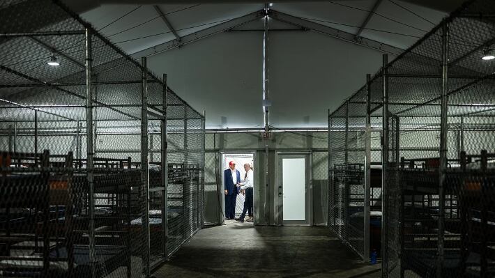 Alligator Alcatraz, en Florida.