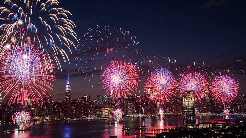 Todo está listo para el 4 de julio.