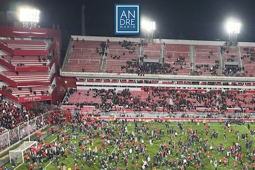 Brutal videos of the violent night in Buenos Aires in a soccer game