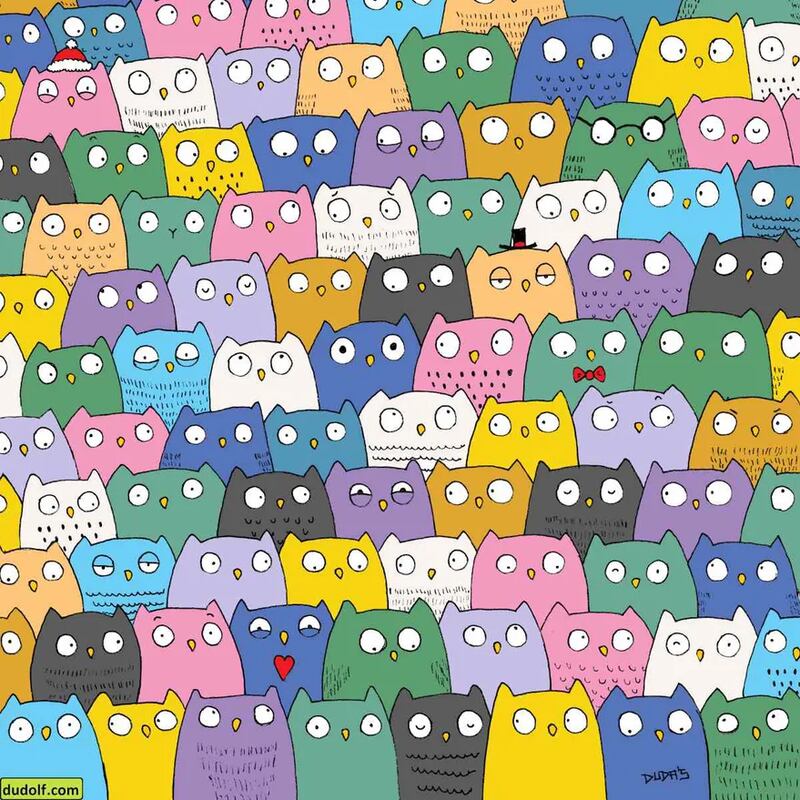 Encuentra al gatito oculto en la imagen.