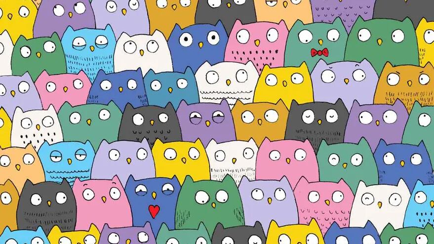 Encuentra al gatito oculto en la imagen.