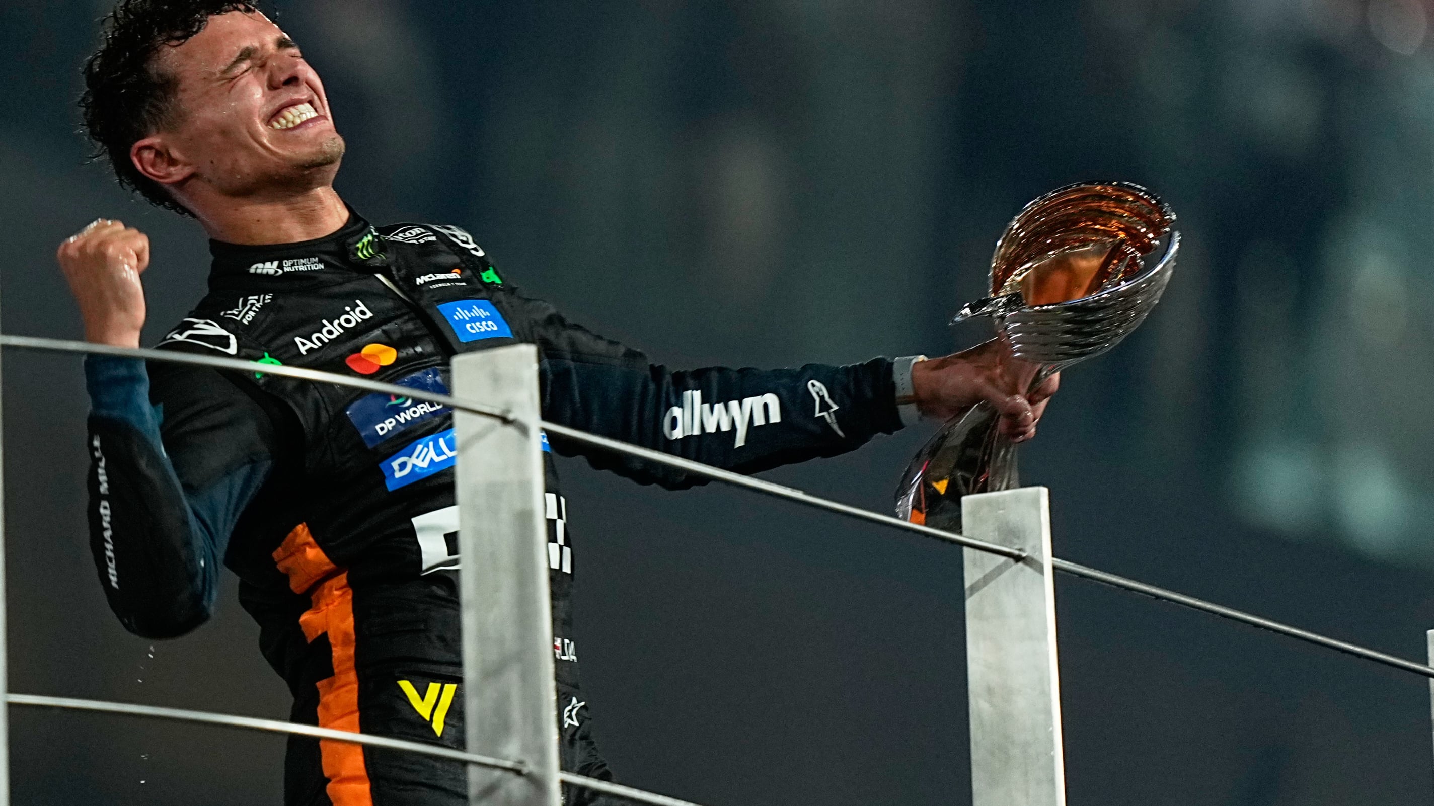 Lando Norris se consagró en F1 por primera vez.