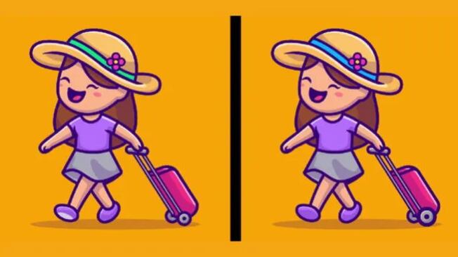 Descubre las tres diferencias.