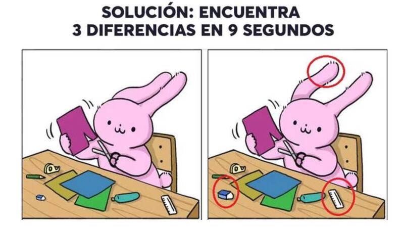 Aquí están las diferencias.